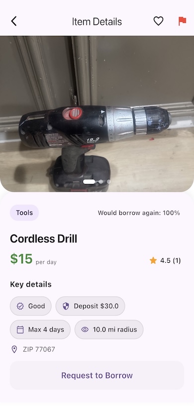 Browse and borrow items